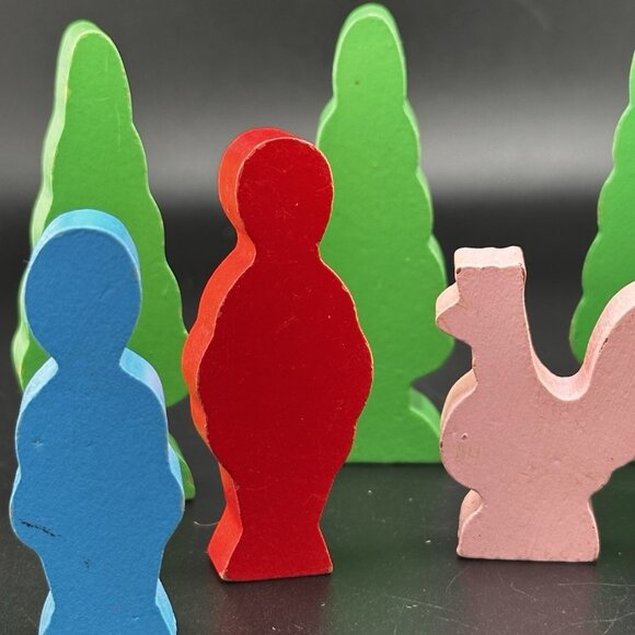 Thomas Train Tank Engine Wooden Signs Buildings People Animals Trees Lot of 18 - Picture 10 of 16